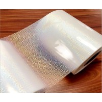 shinny holographic thermal hot lamination film bopp