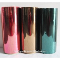 glossy thermal pet metalized laminating film